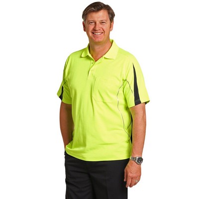 Men's Fashion Hi-Vis S/S Polo