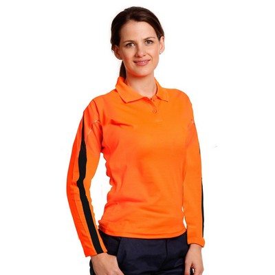 Ladies' Truedry L/S Hi-Vis Polo