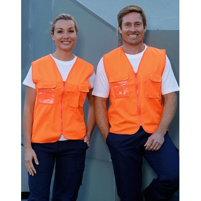 Hi-Vis Safety Vest with ID Pocket