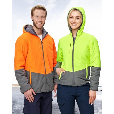 Hi-Vis Quilted Two Tone Safety Jacket