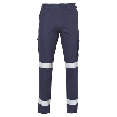 Long fit drill pants with 3M tapes / pocket on leg