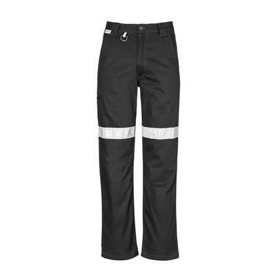 Mens Orange Flame Traditional Style Taped Work Pant