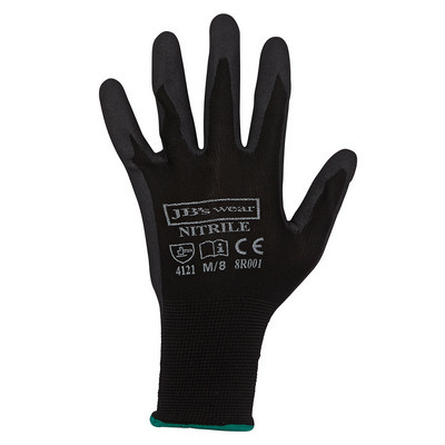 JBs Black Nitrile Breathable Glove (12 Pk) (8R001_JBS) JBs Black Nitrile Breathable Glove (12 Pk)