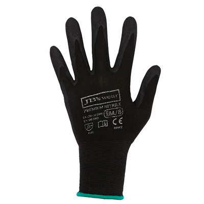 JBs Premium Black Nitrile Brthable Glove (12 Pk) (8R002_JBS) JBs Premium Black Nitrile Brthable Glove (12 Pk)