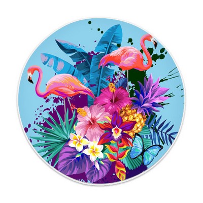 Round Sublimated Beach Towel